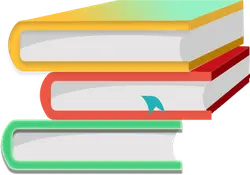 Books Stack - study - PNG