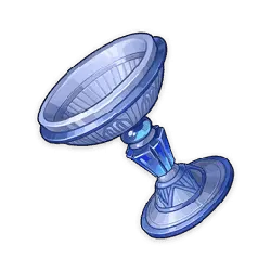 Blue Trophy - decorative item - PNG