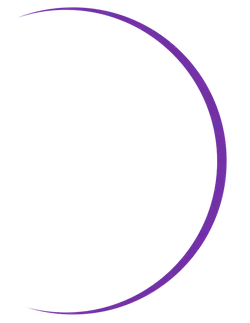Purple Crescent Moon - simple - No Background PNG