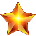 Star - glowing - icon - High Resolution PNG