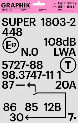Graphik Medium - modern - Free PNG