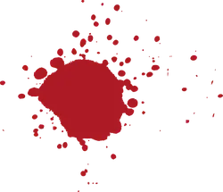 Red Ink Blots - ink blots - PNG