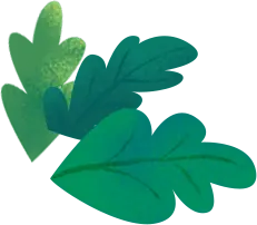 Three Green Leaves - nature - Free PNG