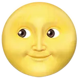 Smiling Moon Emoji - moon - Lossless PNG