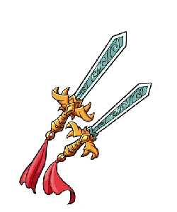 Gold Sword - decorative - No Background PNG