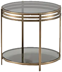 Round Glass Coffee Table - modern - PNG Images