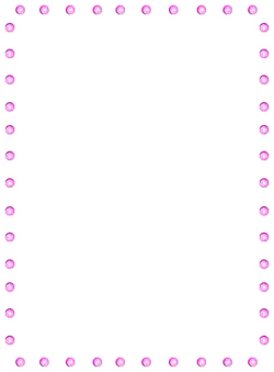 Pink Dotted Frame - simple - No Watermark PNG