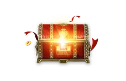 Treasure Chest - glowing - red - PNG Images