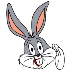 Bugs Bunny - cartoon - High Resolution PNG