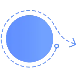 Blue Circle - arrow - Free Download PNG