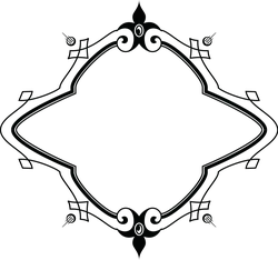 Black Decorative Pattern - lines - No Watermark PNG