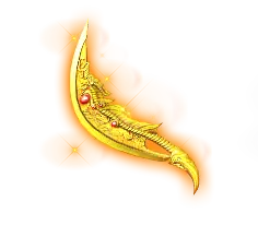 Golden Crescent Decorative Item - gold - Lossless PNG