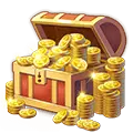 Treasure Chest - gold coins - currency - Lossless PNG