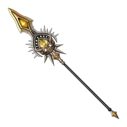Golden Staff - No Background PNG