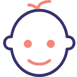 Smiling Baby - simple - Free Download PNG