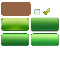Green Button - interface element - button - Free Download PNG