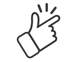 Pointing Hand Icon - symbol - No Background PNG