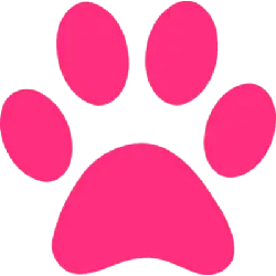 Pink Paw Print - logo - PNG Images