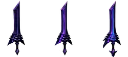 Three Swords - purple - High Resolution PNG