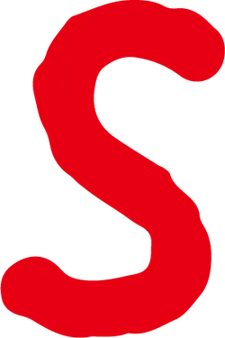 Red Letter S - red - High Resolution PNG