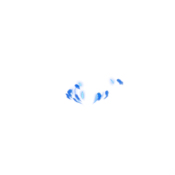 Blue Light Spots - No Background PNG