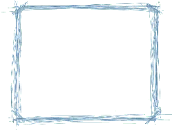 Blue Line Frame - minimalistic - High Resolution PNG