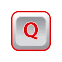 Q Icon - red - No Watermark PNG