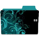 Blue Pattern Folder - simple - Free Download PNG