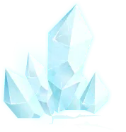 Crystal Cluster - natural - No Background PNG