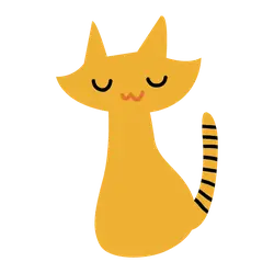 Striped Tail Kitten - striped tail - No Background PNG