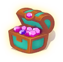 Treasure Chest - game item - gemstones - PNG Images
