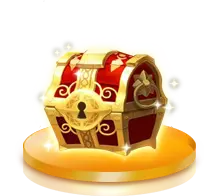 Treasure Chest - Transparent Background PNG - gold