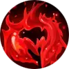 Phoenix - flame - red - High Resolution PNG
