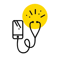Yellow Emoji - simple - Transparent Layer PNG