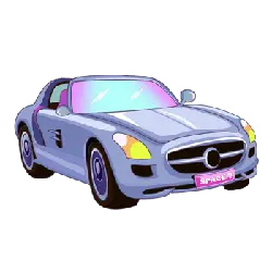 Space Car - futuristic - Lossless PNG