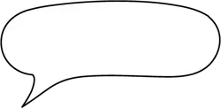 Speech Bubble - dialogue - text - Transparent Background PNG