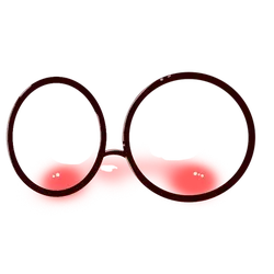 Red Glasses - glasses - PNG Images