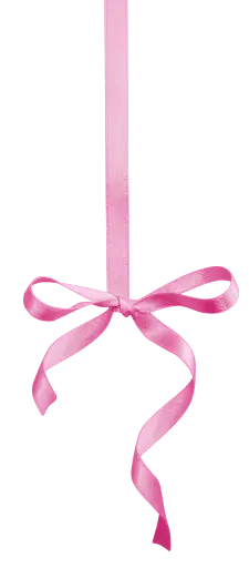 Pink Ribbon Bow - pink - Designer's Pick PNG