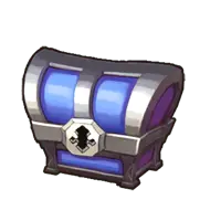 Chest - blue - metal - Transparent Layer PNG