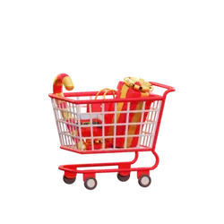 Shopping Cart - christmas - PNG Images