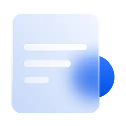 Document Icon - interface - text - No Background PNG