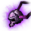 Purple Skull - game prop - Free Download PNG