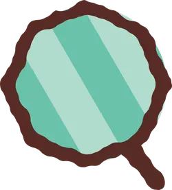 Magnifying Glass - mirror - No Background PNG