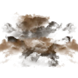 Clouds - brown clouds - Transparent Background PNG