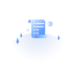Blue Scroll Icon - graphic - Lossless PNG