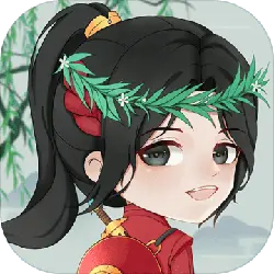 Red-Dressed Girl - hair accessory - No Background PNG