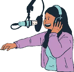 Girl Recording - girl - Lossless PNG