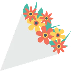 Colorful Bouquet - Transparent Background PNG