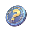 Question Mark Coin - game item - High Resolution PNG