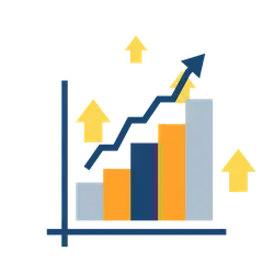 Rising Bar Chart - data - PNG